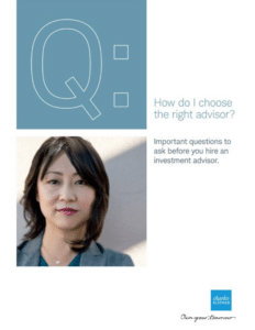 Choosing the right advisor